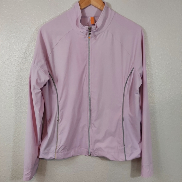 Lucy Jackets & Blazers - Lucy Womens Activewear Running Jacket Pink Lavendar XL